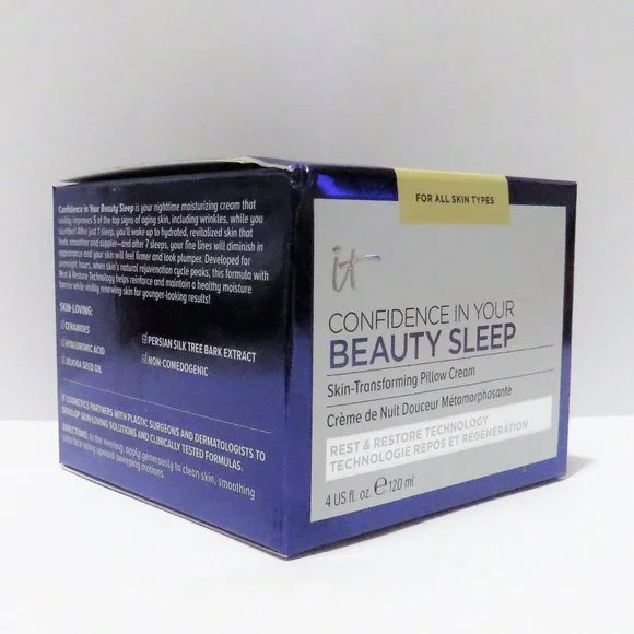 IT COSMETICS CONFIDENCE IN YOUR BEAUTY SLEEP SKIN-TRANSFORMING PILLOW CREAM 4 OZ